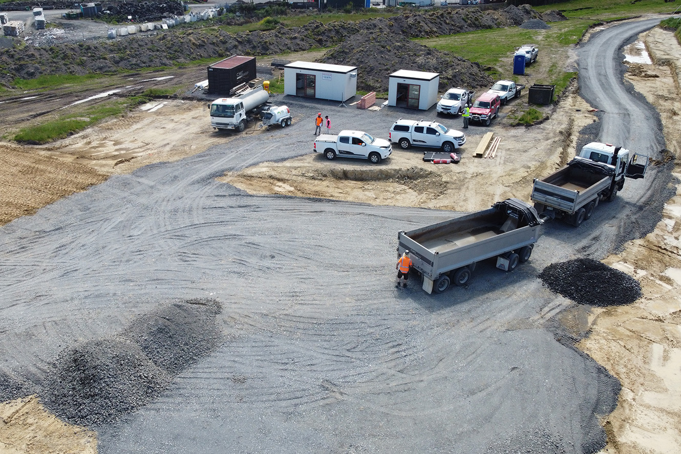 Kaikoura Aquatic Centre construction site