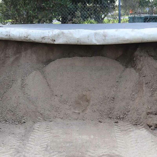 Screened top soil for landscaping